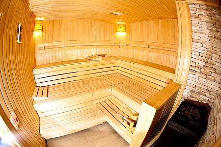 Finse sauna in Airport Hotel Stacio, in de buurt van Boedapest