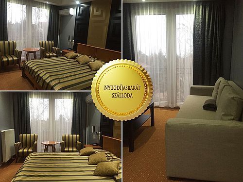 Suite met bad met jacuzzi in het Hotel Duna Event in Rackeve, Hongarije