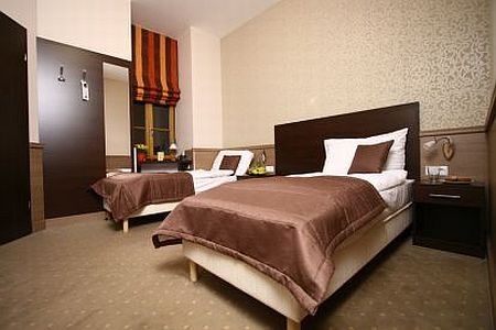 Beschikbare elegante hotelkamer in het Central Hotel 21 in de binnenstad van Boedapest