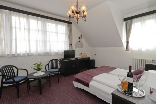 Gunstige hotelkamer van Hotel Budai in mooie omgeving in Buda