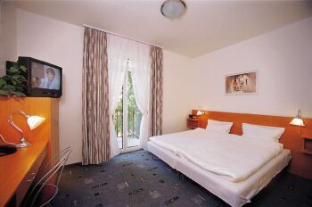 Tweepersoonskamer in het Hotel Luna - driesterren hotels in Boedapest