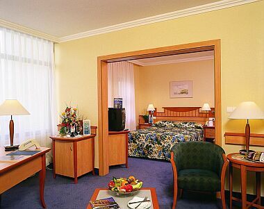 Kamer in het Health Spa Resort Helia Hotel in Boedapest- wellness weekend in een elegant viersterren hotel